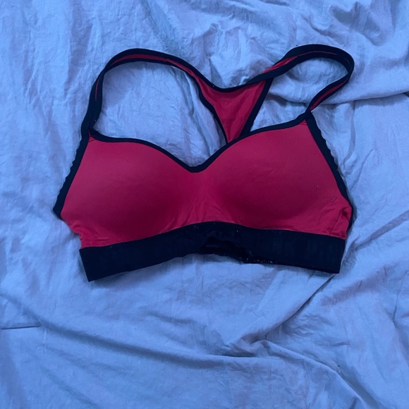 Red And Black Bra PINK - Picture 1 of 2